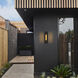 Layer LED 18 inch Sand Black Wall Sconce
